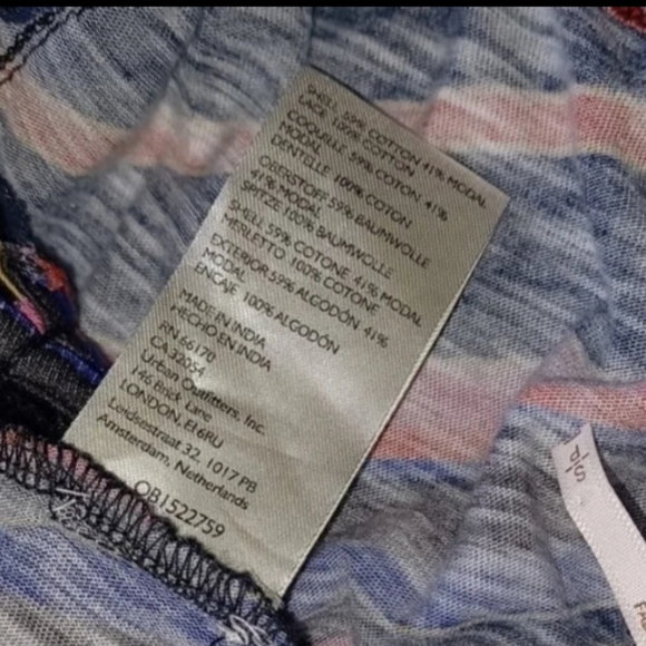 CLEARANCE! NWOT Free People Aruba Crochet Multicolor Crop Top, Cotton Modal - Picture 7 of 9